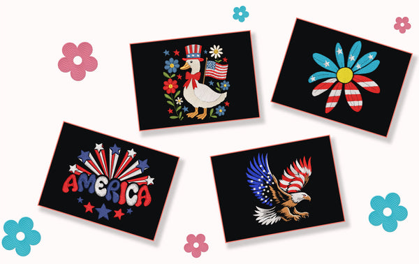 4th July Embroidery