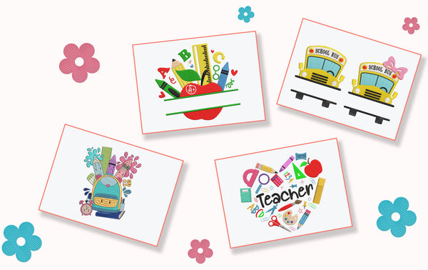 Back to School Embroidery
