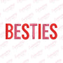 Besties Love Embroidery Design