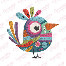 Elegant Bird Embroidery Design