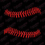 Baseball Stitches Embroidery Design