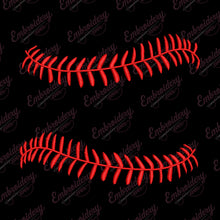 Baseball Stitches Embroidery Design