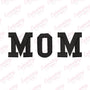 Cool Mom Text Digital Machine Embroidery Design