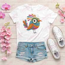 Vibrant Bird Embroidery Design