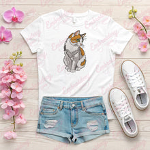 Cute Cat Machine Embroidery Design