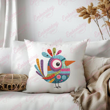 Elegant Bird Embroidery Design