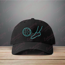 Soccer Free Kick Embroidery Design