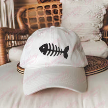 Fish Skeleton Embroidery Design