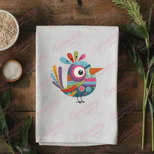 Elegant Bird Embroidery Design