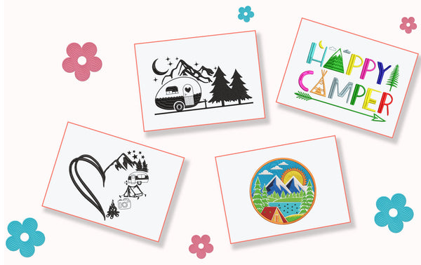 Camping Embroidery