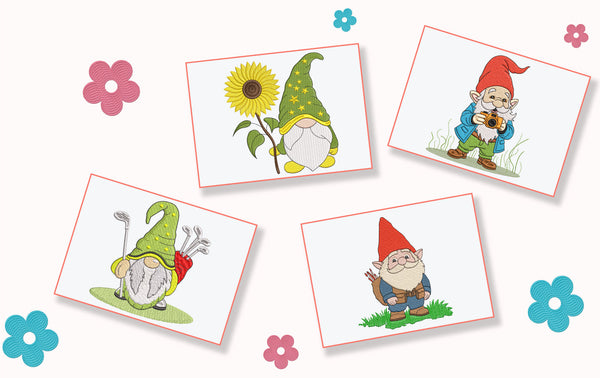 Gnome Embroidery