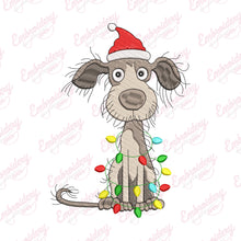Christmas Dog Delight Embroidery Design