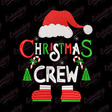 Christmas Crew Santa Embroidery Design