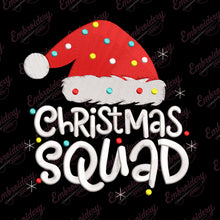 Christmas Squad Santa Hat Embroidery Design