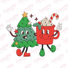 Christmas Tree & Ice Cram Embroidery Design