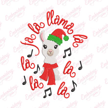 Fa La La Llama Christmas Cheer Embroidery Design