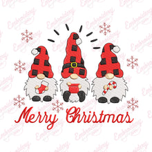 Merry Christmas Gnomies Embroidery Design