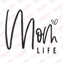 Mom Life Embroidery Design