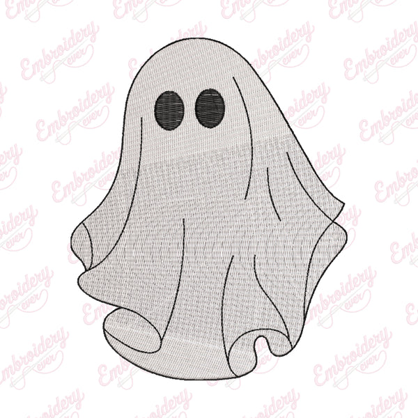 Halloween Ghost Machine Embroidery Design