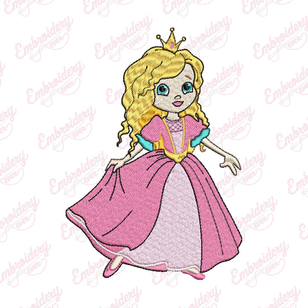 Designs Princess Embroidery Design