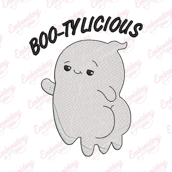 Boo Tylicious Halloween Embroidery Design