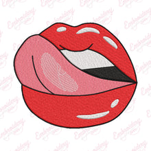 Lips Machine Embroidery Design
