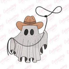 Halloween Boo Haw Ghost Embroidery Design