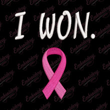 I Won Breast Cancer Survivor Embroidery Design