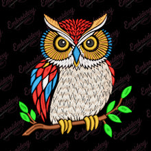 Whimsical Woodland Owl Embroidery Design