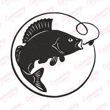 Fishing Embroidery Design
