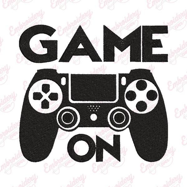 Game On Embroidery Design