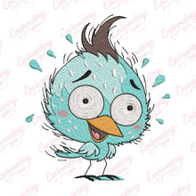 Happy Bird Embroidery Design