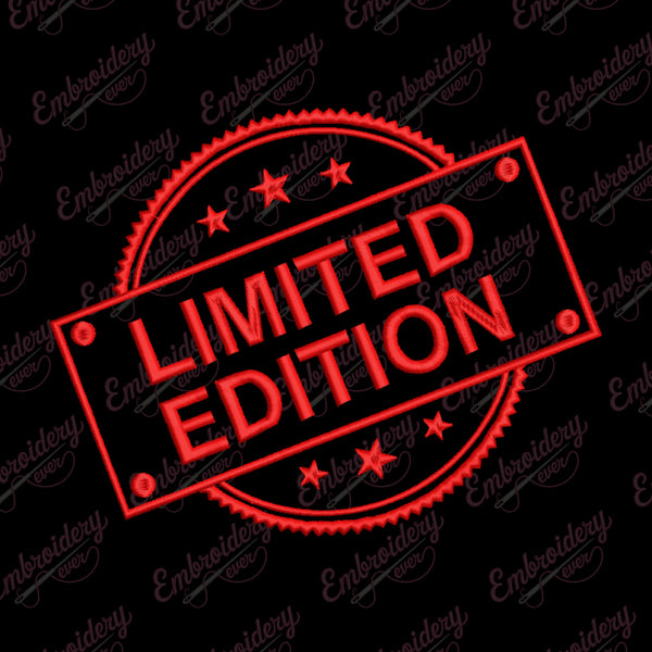 Limited Edition Stamp Embroidery Design