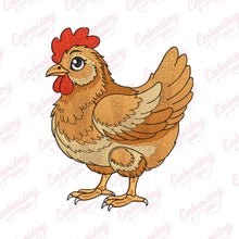 Cute Chicken Hen Embroidery Design