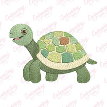 Happy Tortoise Machine Embroidery Design