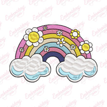 Cloud and Rainbow Embroidery Design