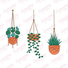 Macrame Hanging Planters Embroidery Design