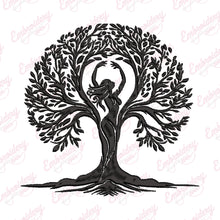 Oak Mother Earth Tree Embroidery Design