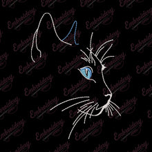 Cat Faces Machine Embroidery Design