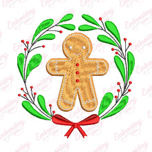 Christmas Gingerbread Joy Embroidery Design