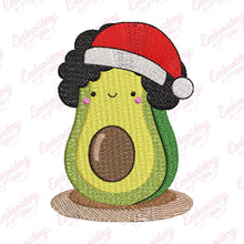 Christmas Avocado Applique Machine Embroidery Design