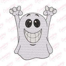 Happy Ghost Halloween Embroidery Design