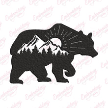 Bear Mountain Embroidery Design