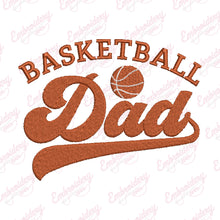 Basketball Dad Embroidery Design