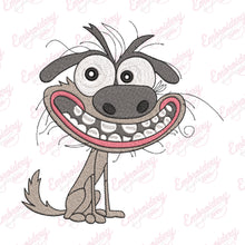 Crazy Dog Machine Embroidery Design