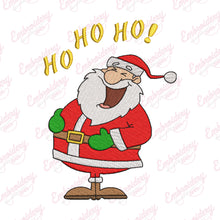 Jolly Santa Christmas Embroidery Design