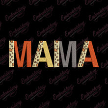 Boho and Leopard Mama Embroidery Design