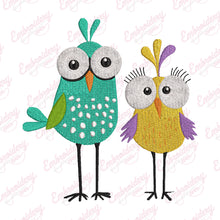 Cute Birds Embroidery Design
