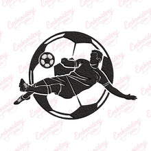 Soccer Player Embroidery Design