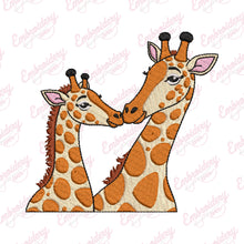 Two Giraffe Machine Embroidery Design